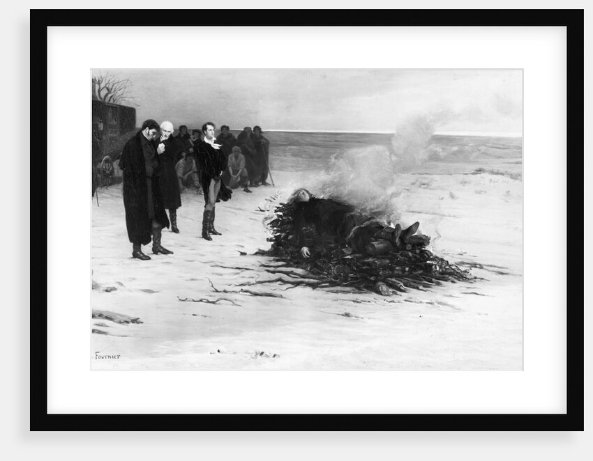 The Funeral Of Poet Shelley by Anonymous
