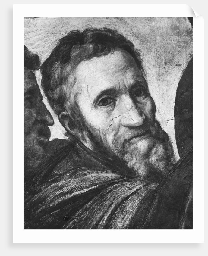 Painting of Michelangelo by Giorgio Vasari