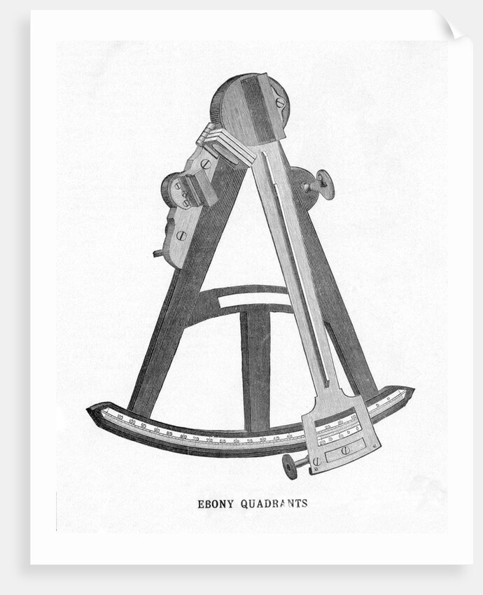 Wooden Quadrant Used In Nativagation by Anonymous