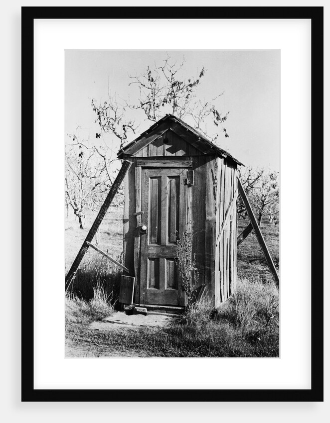 Outhouse On A Farm by Anonymous