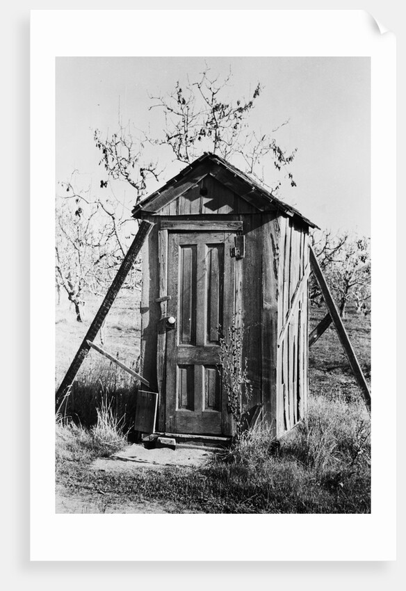 Outhouse On A Farm by Anonymous