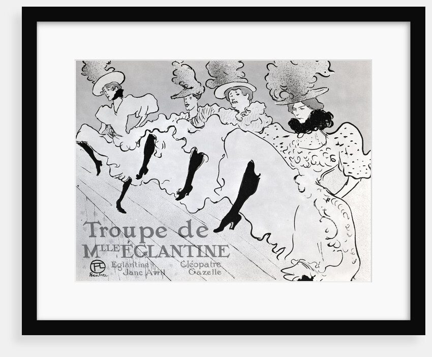 Poster With Dancing Ladies By Toulouse-L by Anonymous