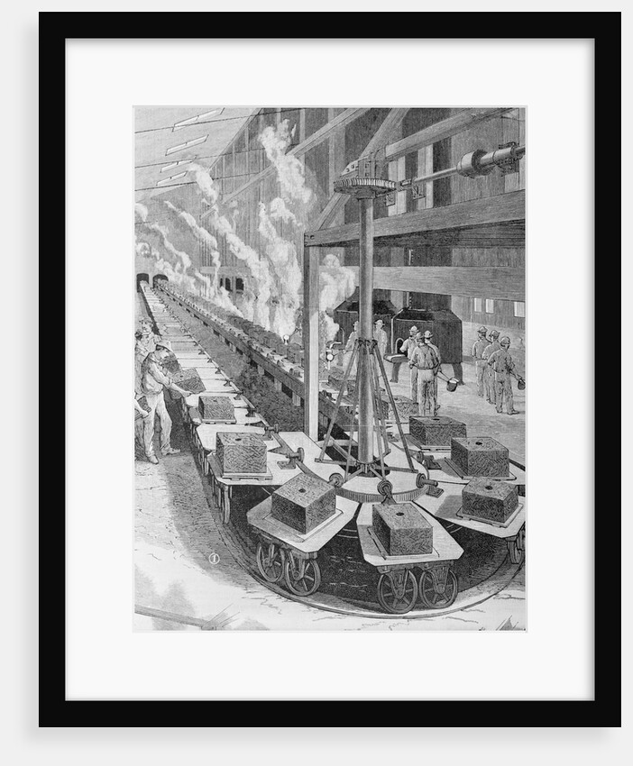 Early Assembly Line At Westinghouse by Anonymous