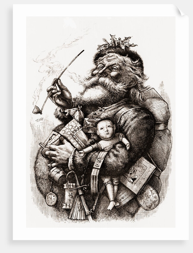 Merry Old Santa Claus by Thomas Nast