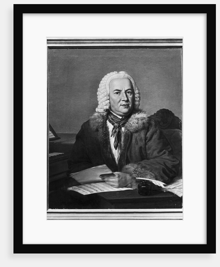 Portrait Of Johann Sebastian Bach by Anonymous