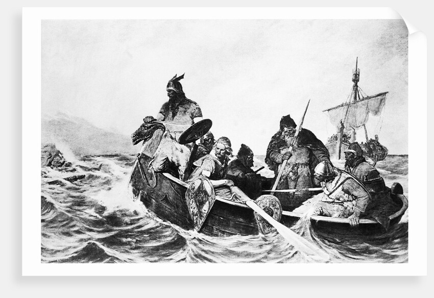 Ptg. Of L. Eriksson Off The Coast by Anonymous