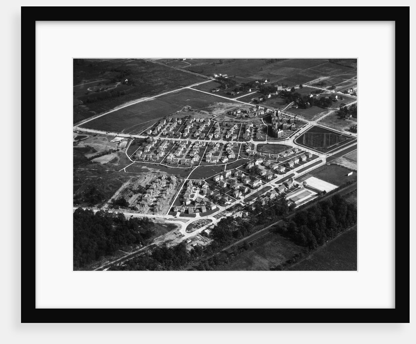 Aerial View Of Housing Development by Anonymous
