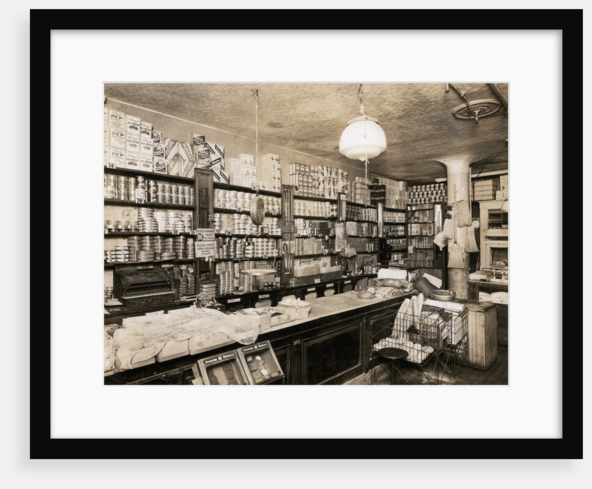 Heavily Stocked Grocery Store by Anonymous