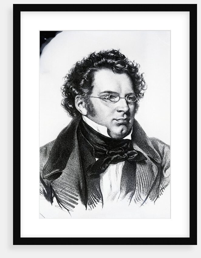 Portrait of Composer Franz Schubert by Anonymous