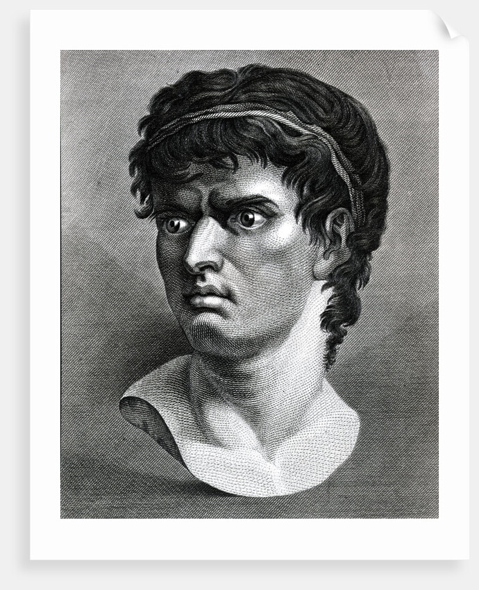 Engraving Of Head Of Brutus by Anonymous