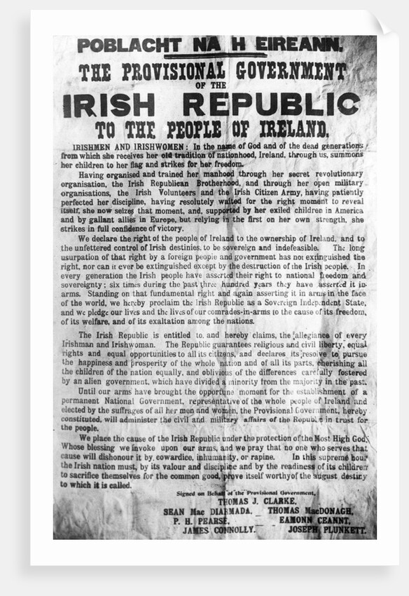 Proclamation of the Irish Republic by Anonymous
