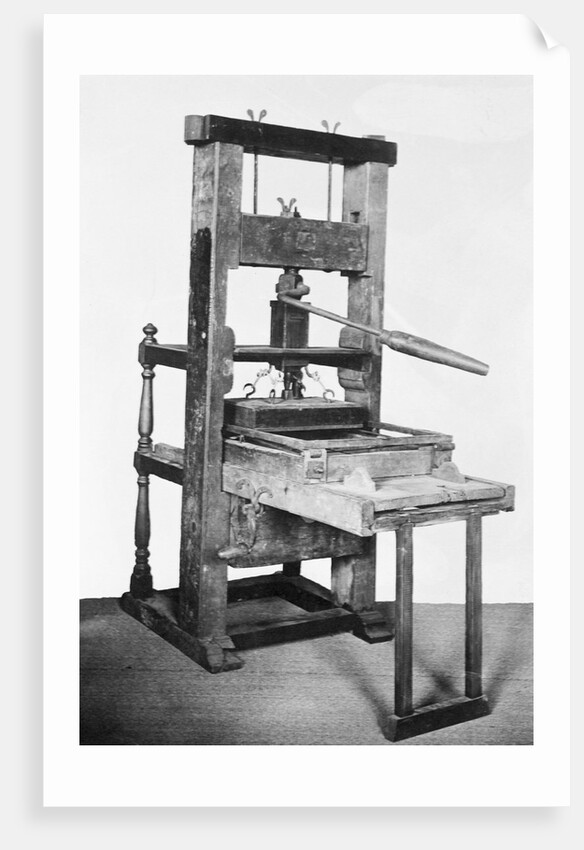 First American Printing Press by Anonymous
