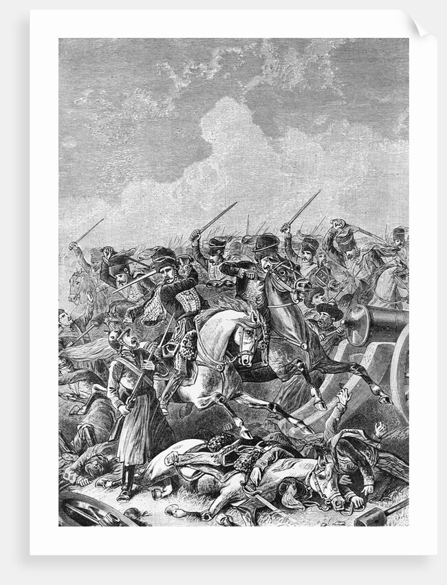 Illustration of the Charge of the Light Brigade by Anonymous