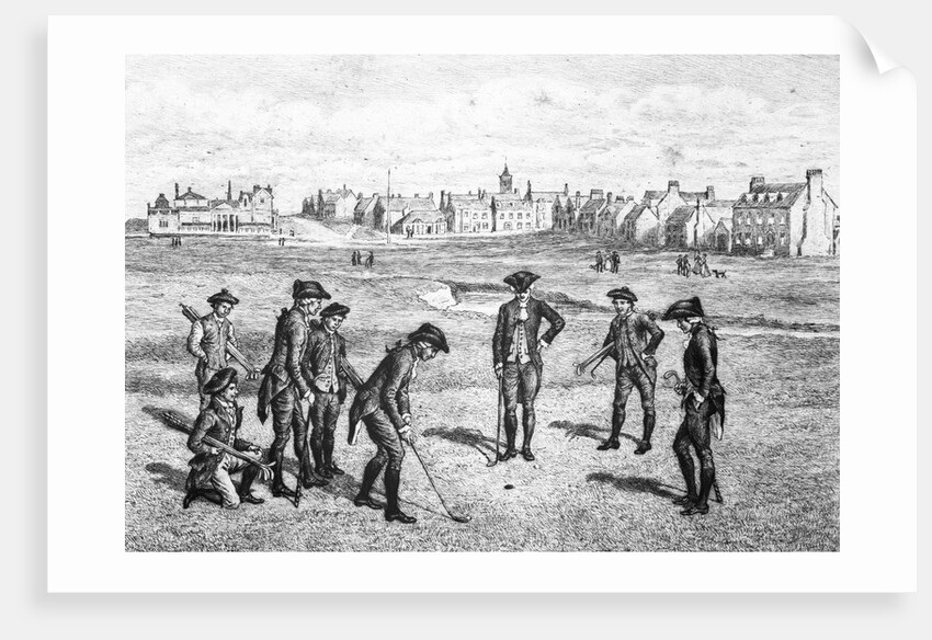 Royal And Ancient Golf Players by Anonymous