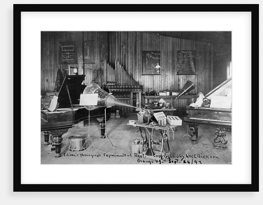 Edison's Experimental Department by Anonymous