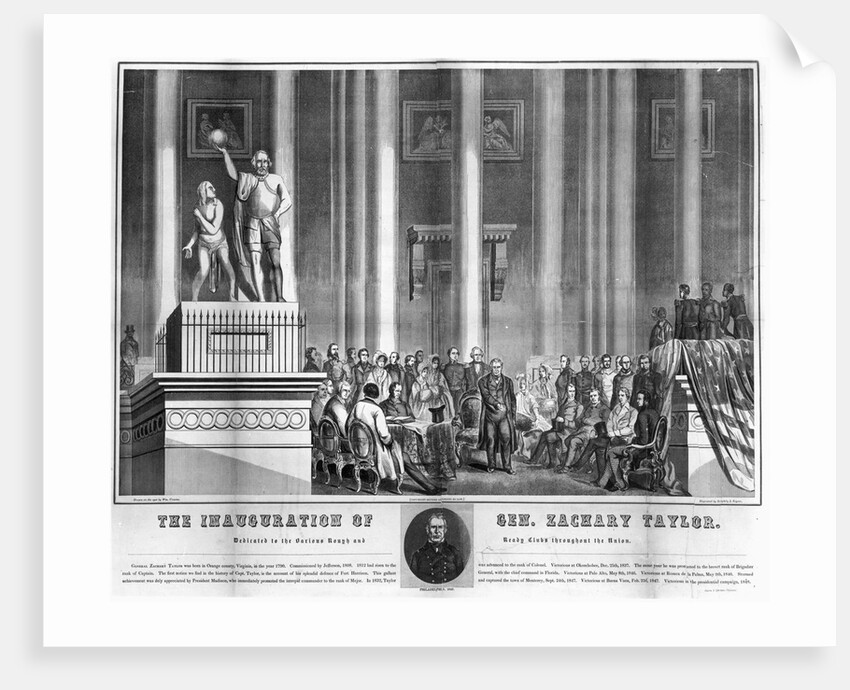 Inauguration Of General Zachery Taylor by Anonymous