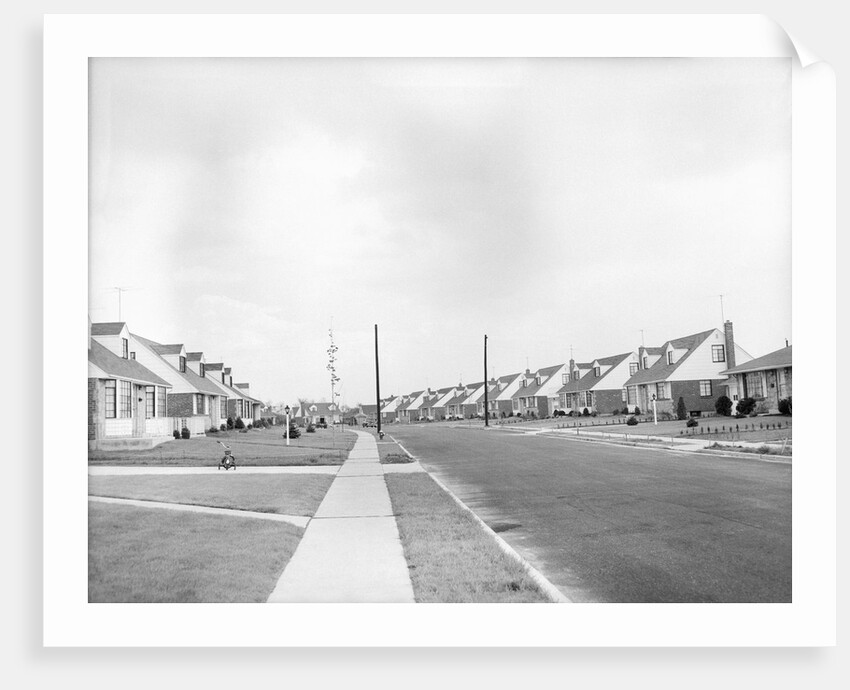 Houses In Levittown, Long Island by Anonymous