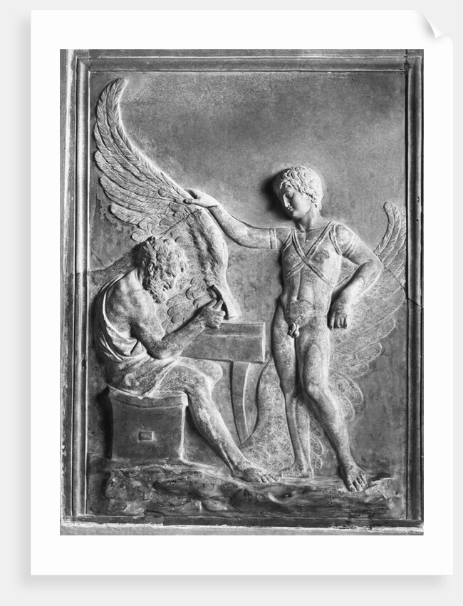 Roman Relief Of Daedalus And Icarus by Anonymous