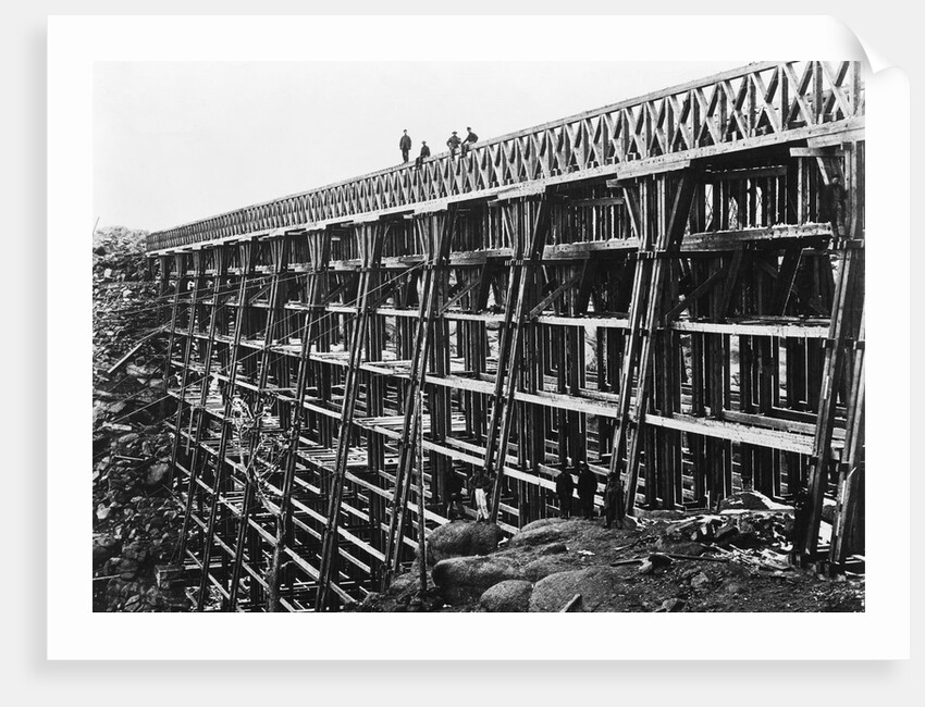 Railroad Bridge over Dale Creek Gorge by Anonymous