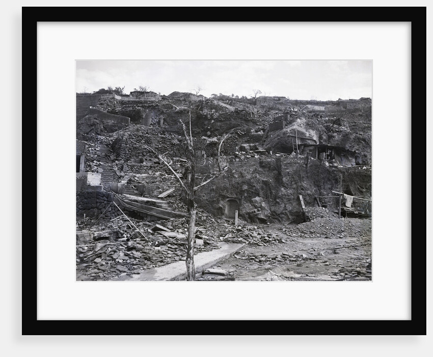 Destroyed Houses At Nagasaki by Anonymous