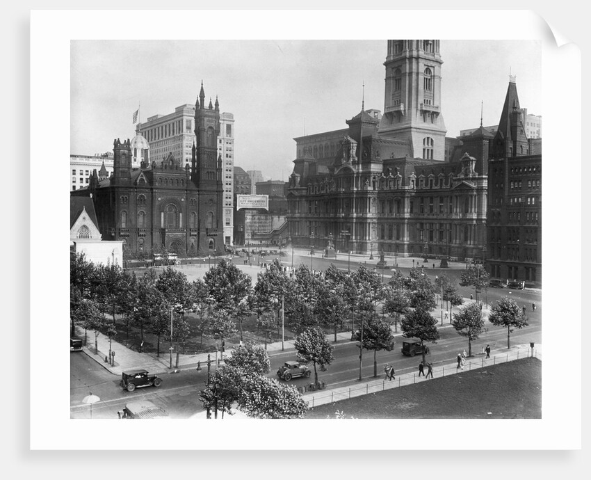 Philadelphia's City Hall Plaza by Anonymous