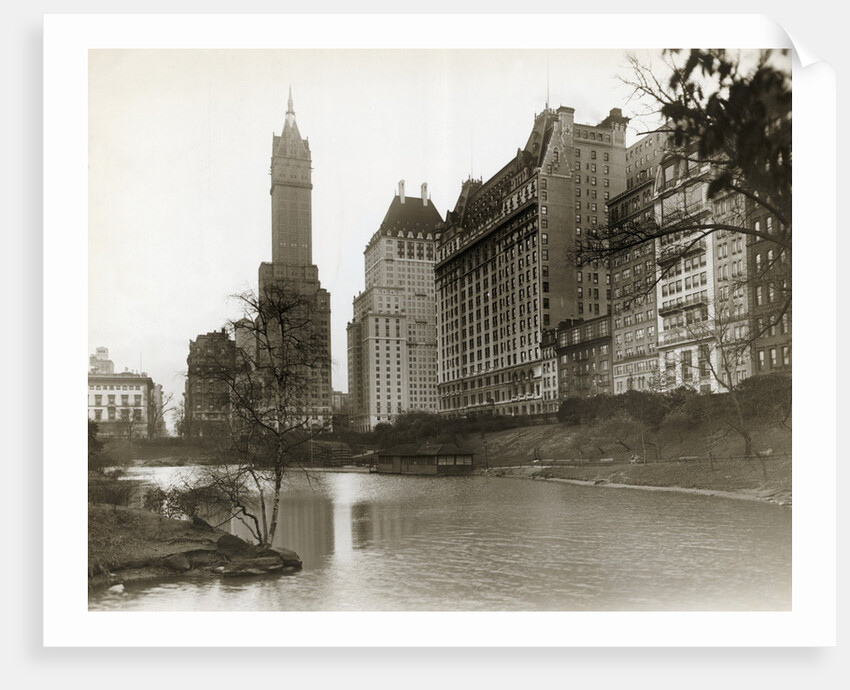 Plaza Hotel as Seen from Central Park by Anonymous