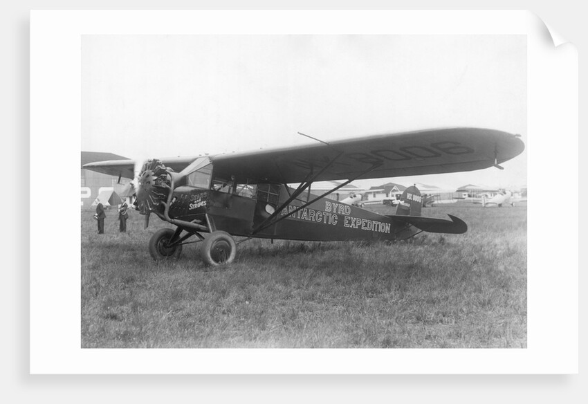 Plane Marked "Byrd Antarctic Expedition" by Anonymous