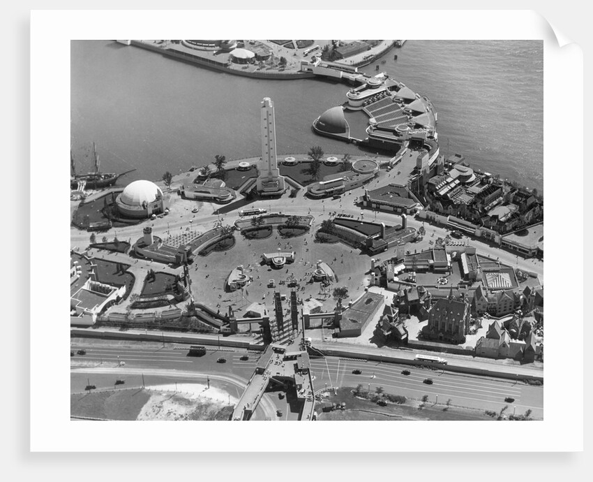 General View Of Chicago Worlds Fair 1954 by Anonymous