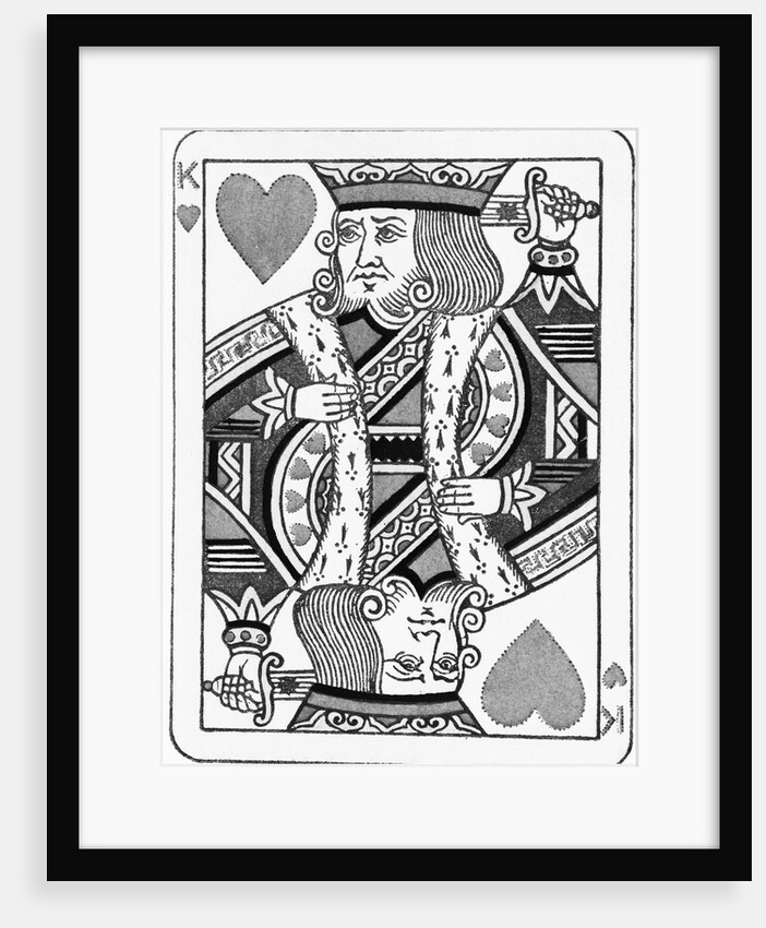King of Hearts Playing Card by Anonymous