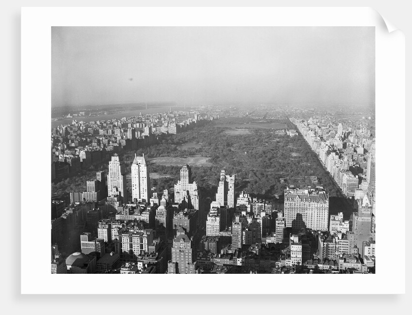 Aerial View of Central Park by Anonymous