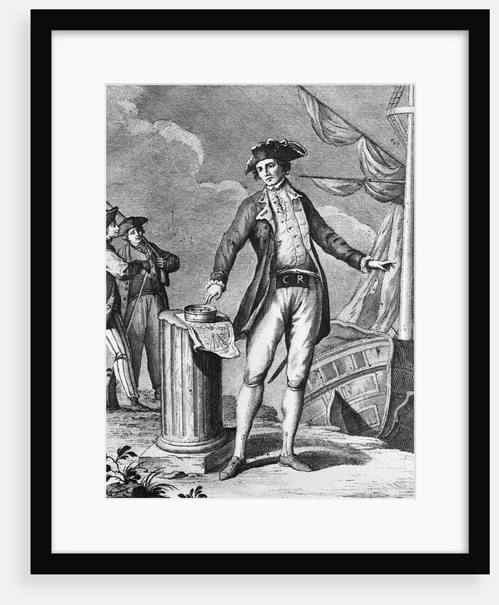 Engraving Of Captain James Cook by Anonymous