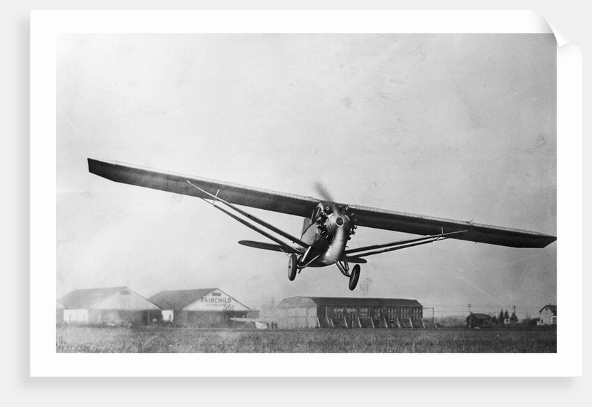 Plane Taking Off On Practice Flight by Anonymous