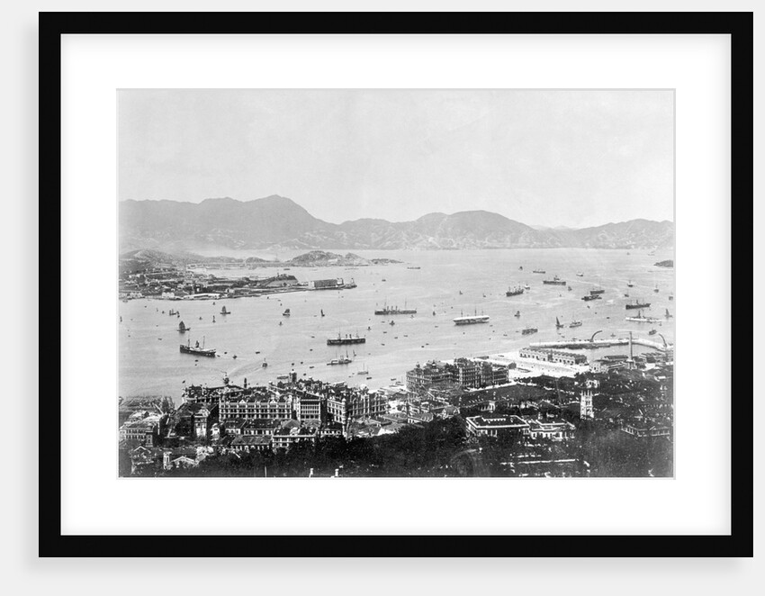 View Of Hong Kong Waters; Ships by Anonymous