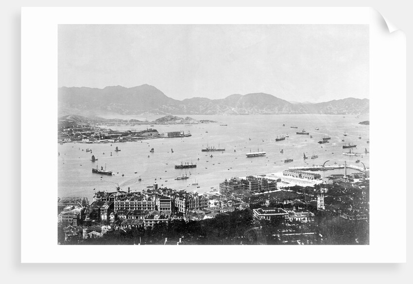 View Of Hong Kong Waters; Ships by Anonymous