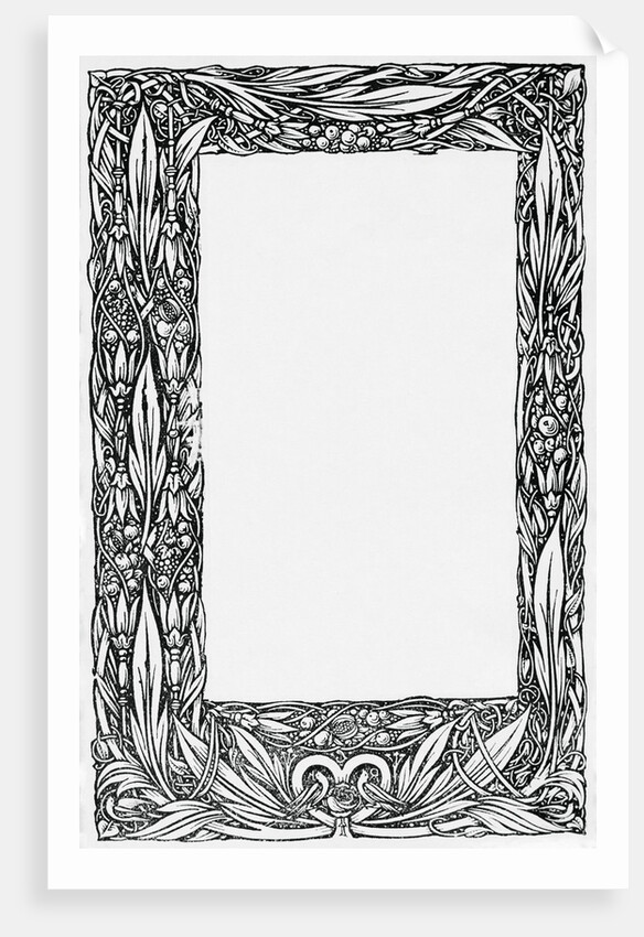 Image of Frame with Floral Motif by Anonymous