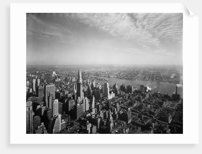 View Of Mid-Manhattan Skyline by Anonymous