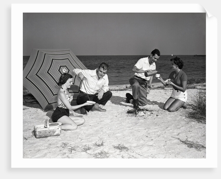 Picnic on the Beach by Anonymous