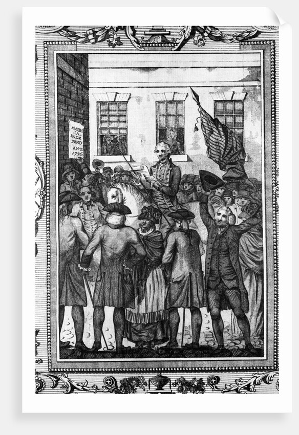 Colonists W/Declaration Of Independence by Anonymous