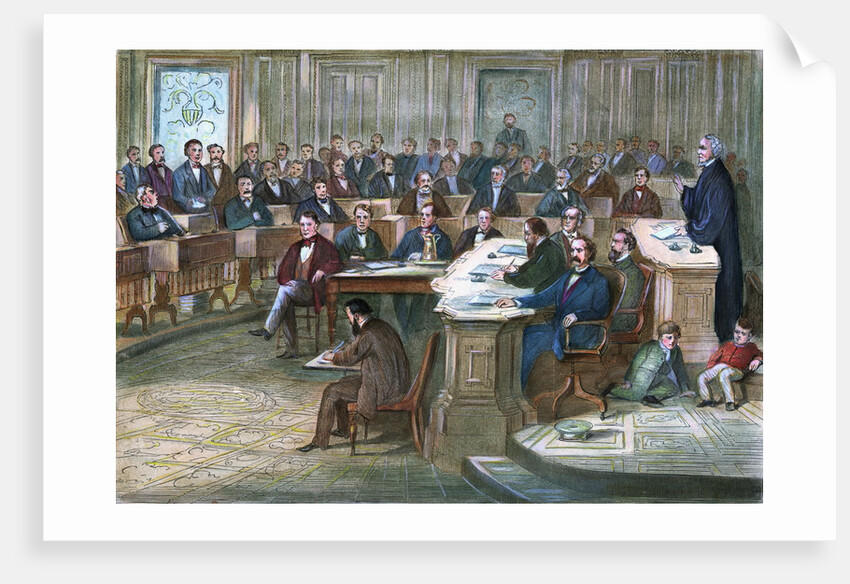 Andrew Johnson Impeachment Hearing by Anonymous