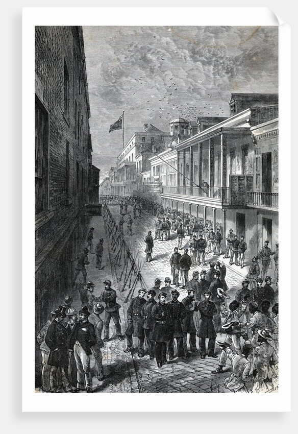 Troops Occupying St.Louis Street by Anonymous