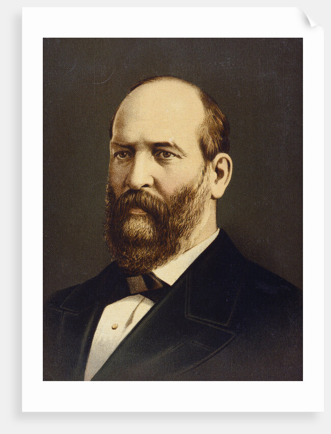 Lithograph of James A. Garfield by Anonymous