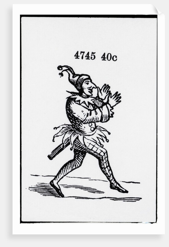 Illustration Of A Jester by Anonymous