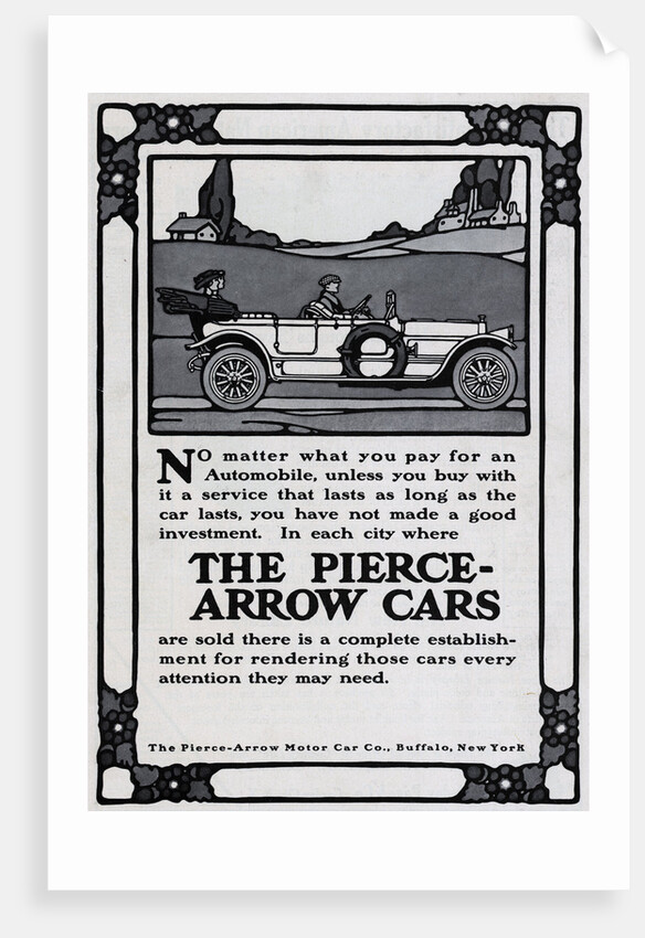 Pierce-Arrow Automobile Advertisement by Anonymous