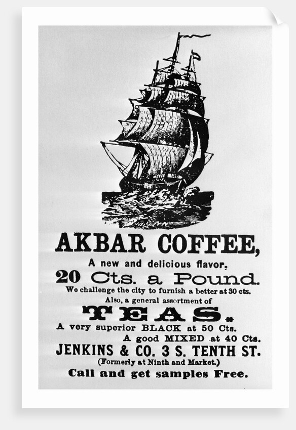 Coffee Advertisement By Jenkins and Company by Anonymous