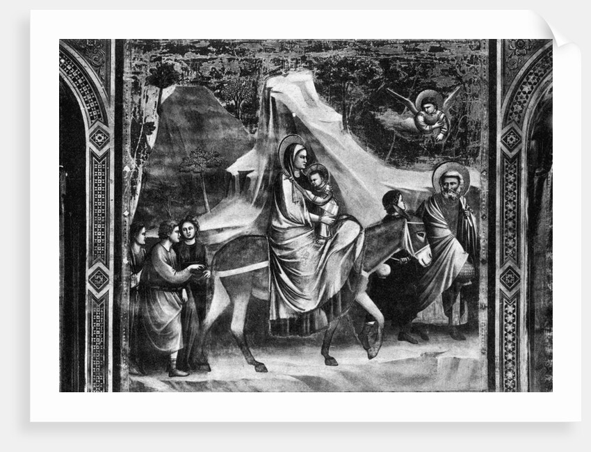 The Flight Into Egypt by Giotto di Bondone