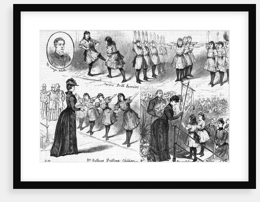 Views Of Children Exercising (Illus.) by Anonymous