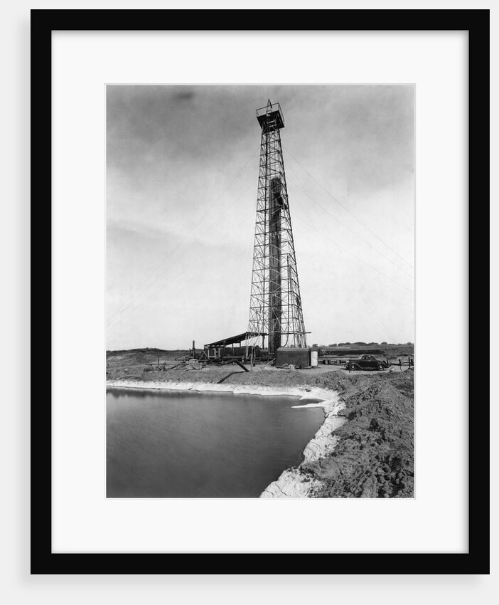 Oil Drilling Rig by Anonymous