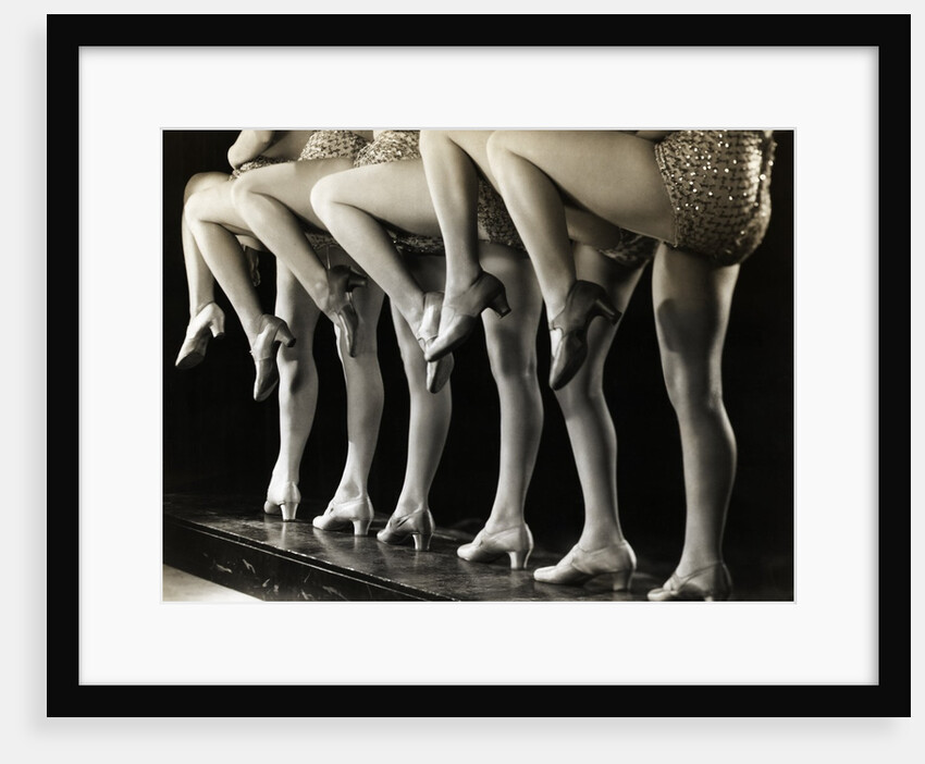 Chorus Girls' Legs by Anonymous