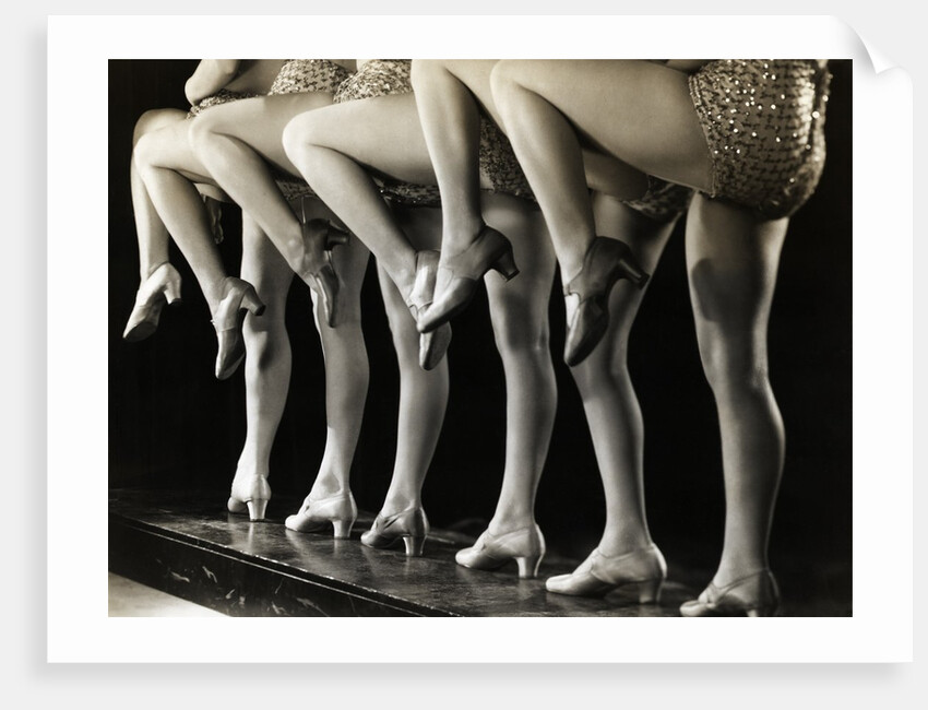 Chorus Girls' Legs by Anonymous