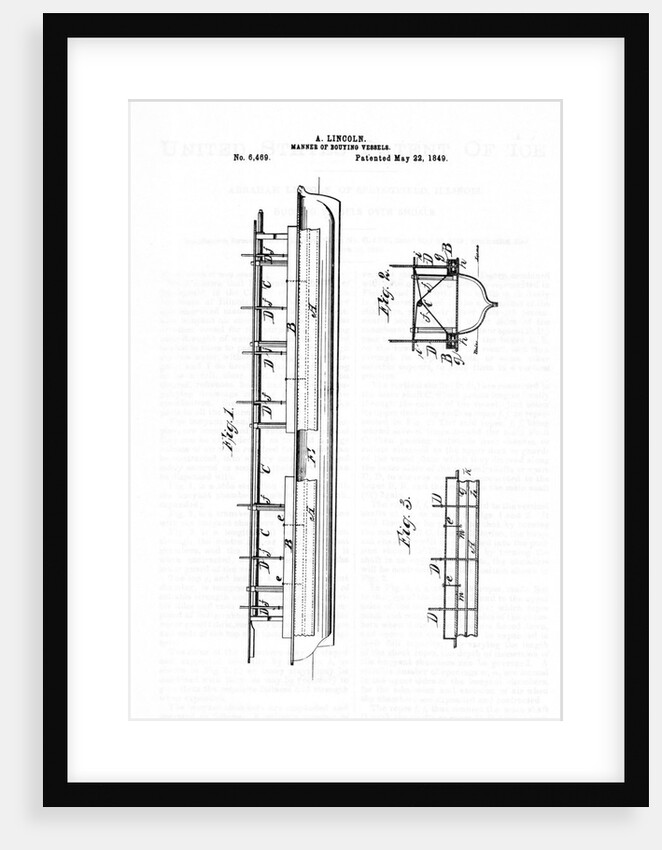 Schematic Drawing Lincolns Buoy Patent by Anonymous